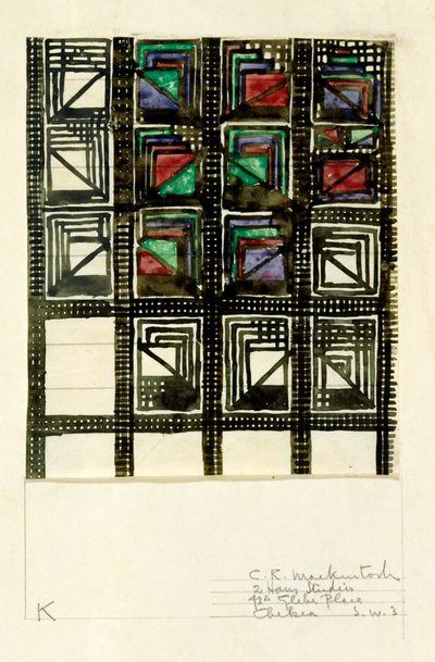 Motif textile - Charles Rennie Mackintosh